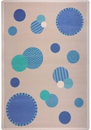 Joy Carpets Playful Patterns Baby Dots Blue